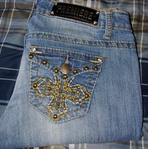 Skinny distressed jeans 5/6